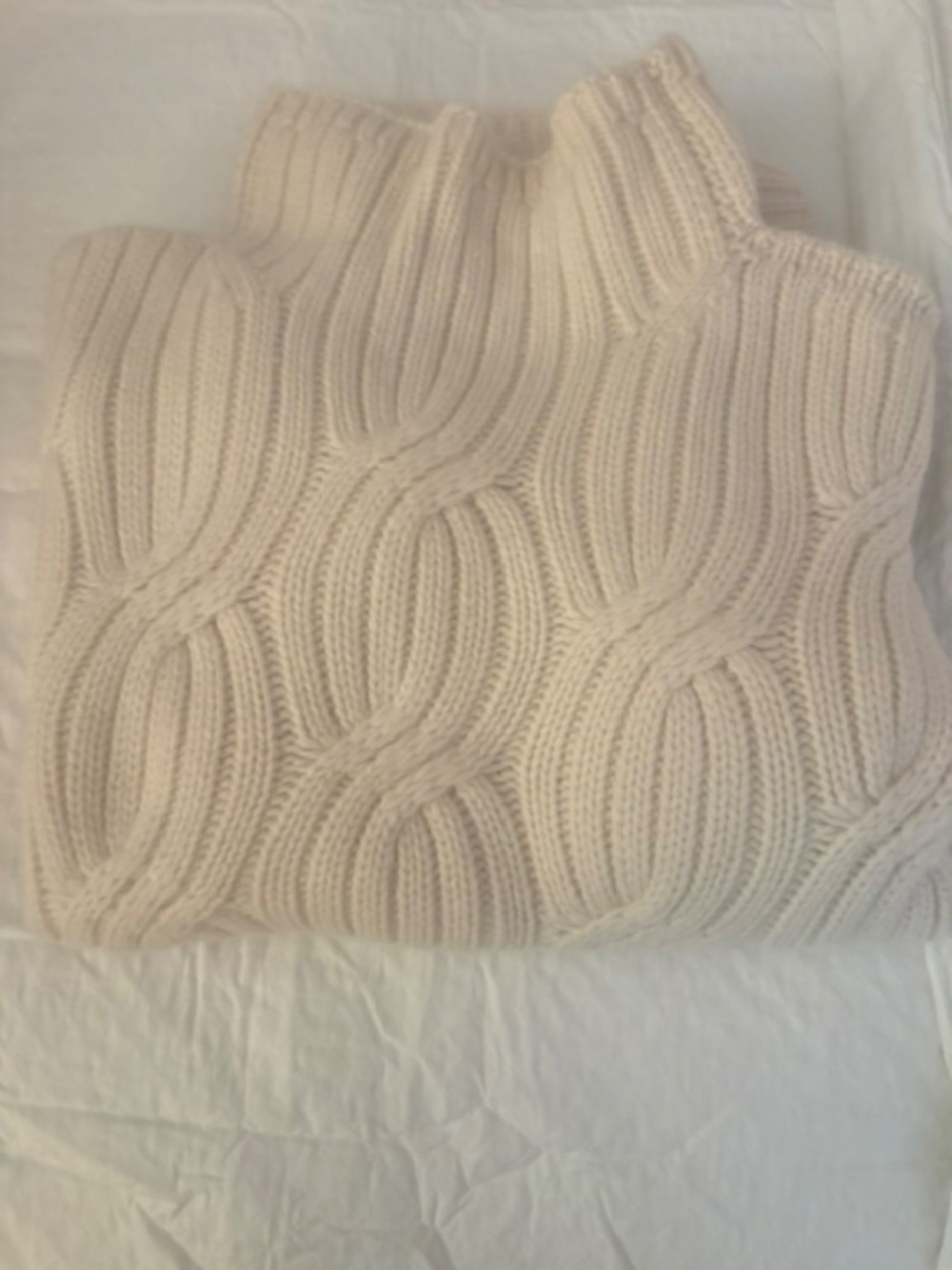 J Crew Collection 100% cashmere cable high-neck turtleneck heavy sweater XS
